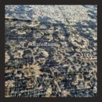 One of a kind vintage Turkish rug Isparta 10.3x6 handmade wool blue medallion very rare design