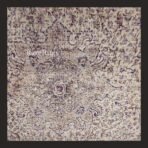 One of a kind vintage Turkish rug Isparta 10x6.7 handmade wool neutral floral design