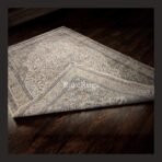 One of a kind vintage Turkish rug Isparta 10x6.7 handmade wool neutral floral design