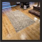 One of a kind vintage Turkish rug Isparta 6.6x3.4 handmade wool neutral small area rug