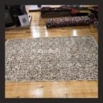 One of a kind vintage Turkish rug Isparta 6.6x3.4 handmade wool neutral small area rug