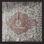 One of a kind vintage Turkish rug Isparta 11x7 handmade wool soft neutral floral medallion design