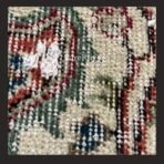 One of a kind vintage Turkish rug Isparta 11x7 handmade wool soft neutral floral medallion design