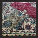 One of a kind vintage Turkish rug Isparta 11.3x6.3 handmade wool red medallion floral design