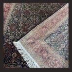 Vintage Turkish Hereke rug 12x7 handmade wool intricate floral design