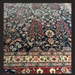 Vintage Turkish Hereke rug 12x7 handmade wool intricate floral design