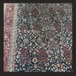 Vintage Turkish Hereke rug 12x7 handmade wool intricate floral design