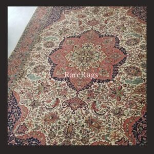 HaliLadika One of a kind vintage Turkish rug Konya Ladik 9.8x6.5 handmade wool floral medallion design