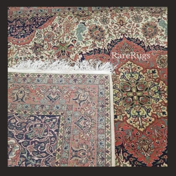 haliLadikd One of a kind vintage Turkish rug Konya Ladik 9.8x6.5 handmade wool floral medallion design