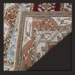 One of a kind vintage Turkish rug Mugla Milas 7.8x5.7 handmade wool geometric tribal design