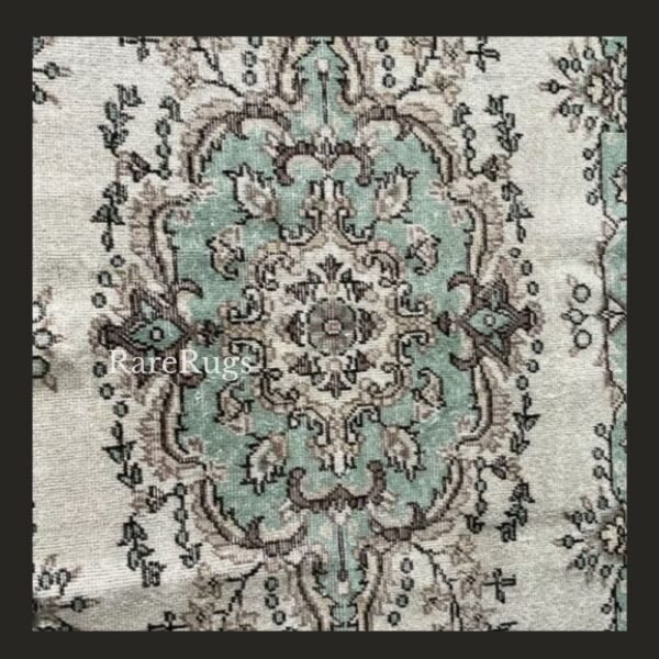 #NO1Dr2c Vintage Turkish rug Isparta 7x4 handmade wool