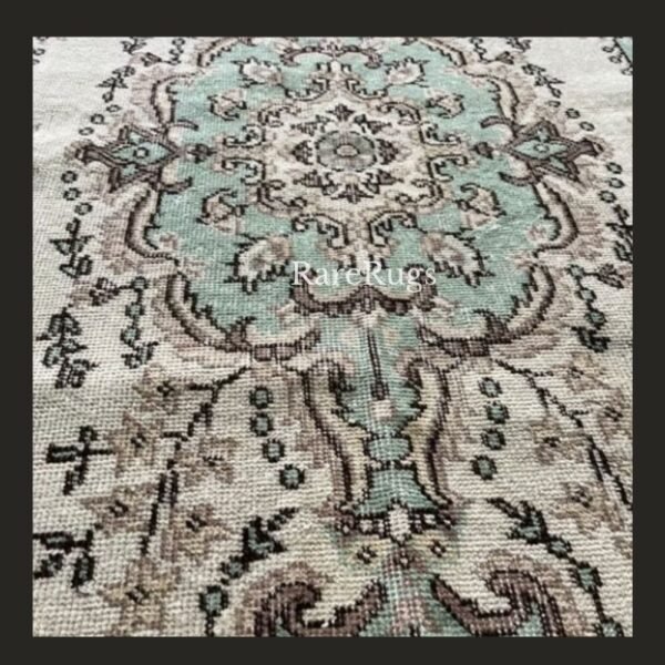 #NO1Dr2e Vintage Turkish rug Isparta 7x4 handmade wool